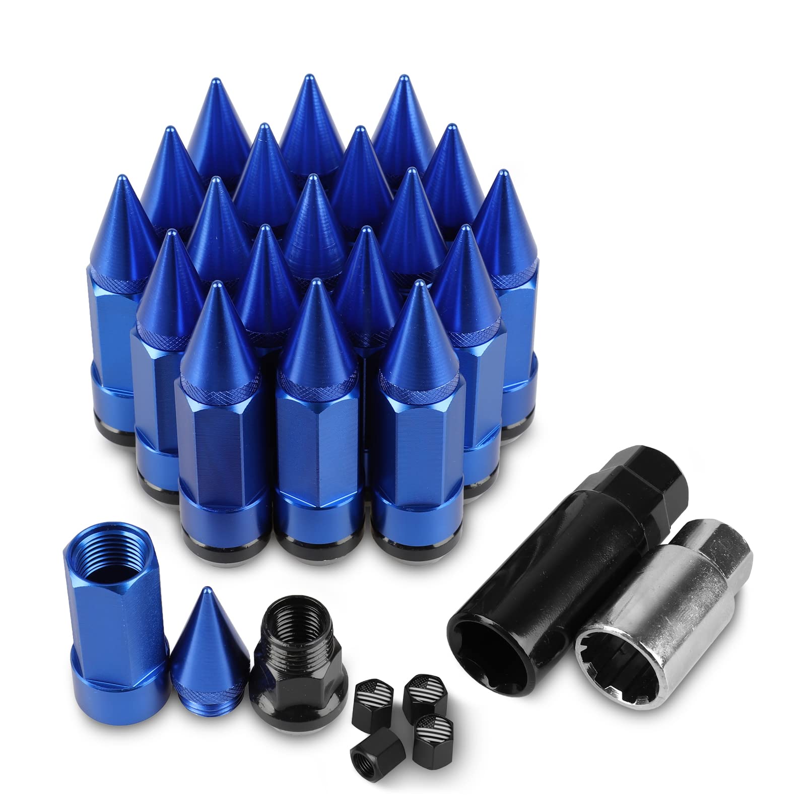 ジュエルズ　M Amazon.com: YeshineAuto M12x1.5 Anti Theft Wheel Spike Lug Nut 20
